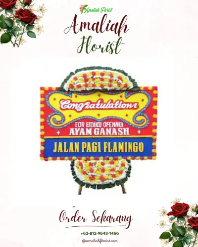 Bunga Papan Congratulation di Pekiringan